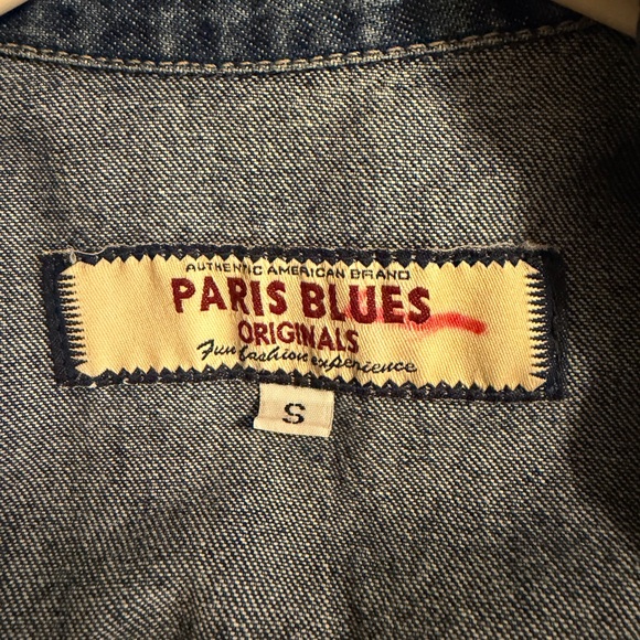 Paris Blues Classic Blue Trench Coat - Picture 3 of 4